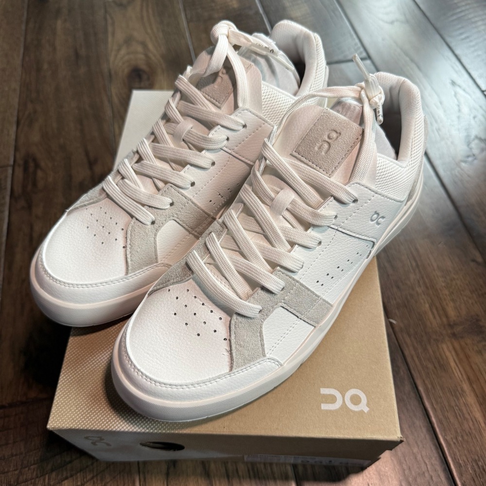On Running The ROGER Clubhouse White Sand Women 9.5 Sneakers 3WD11070248